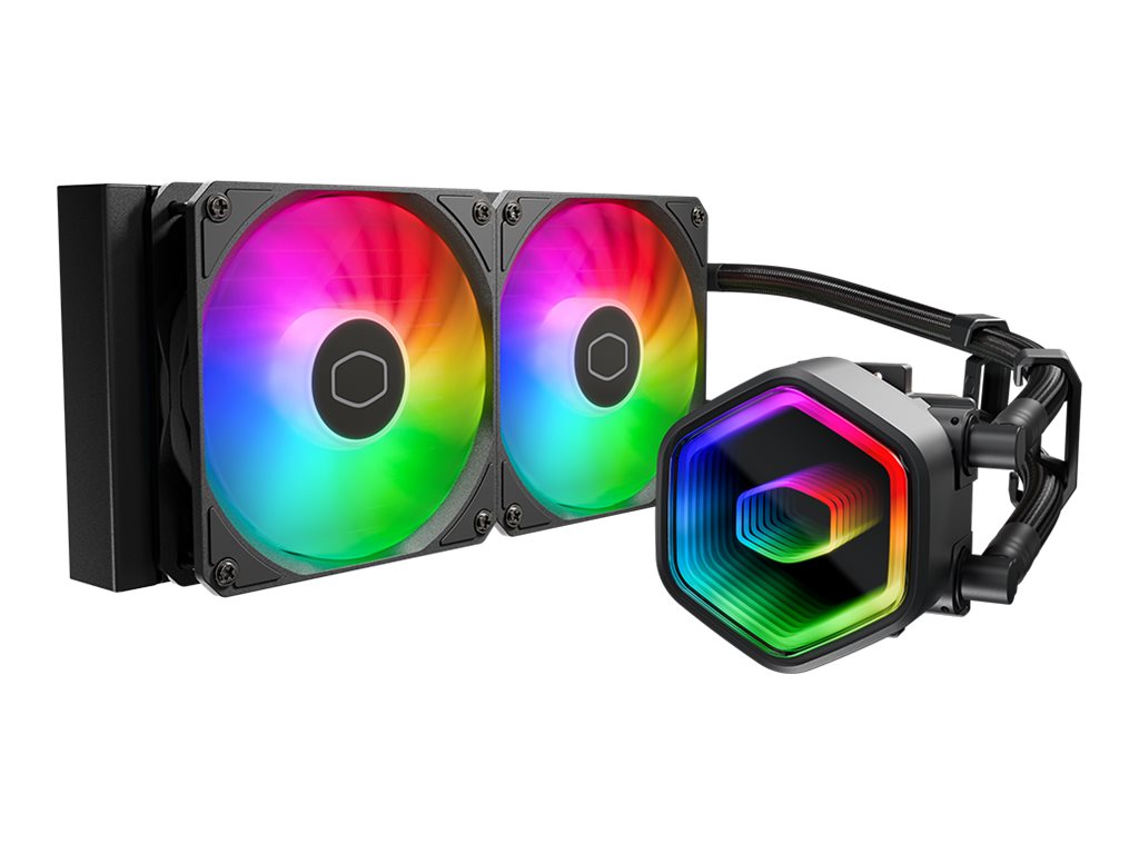 Cooler Master MasterLiquid 240 Core II Vandkøler 1-pack Sort 120 mm billede