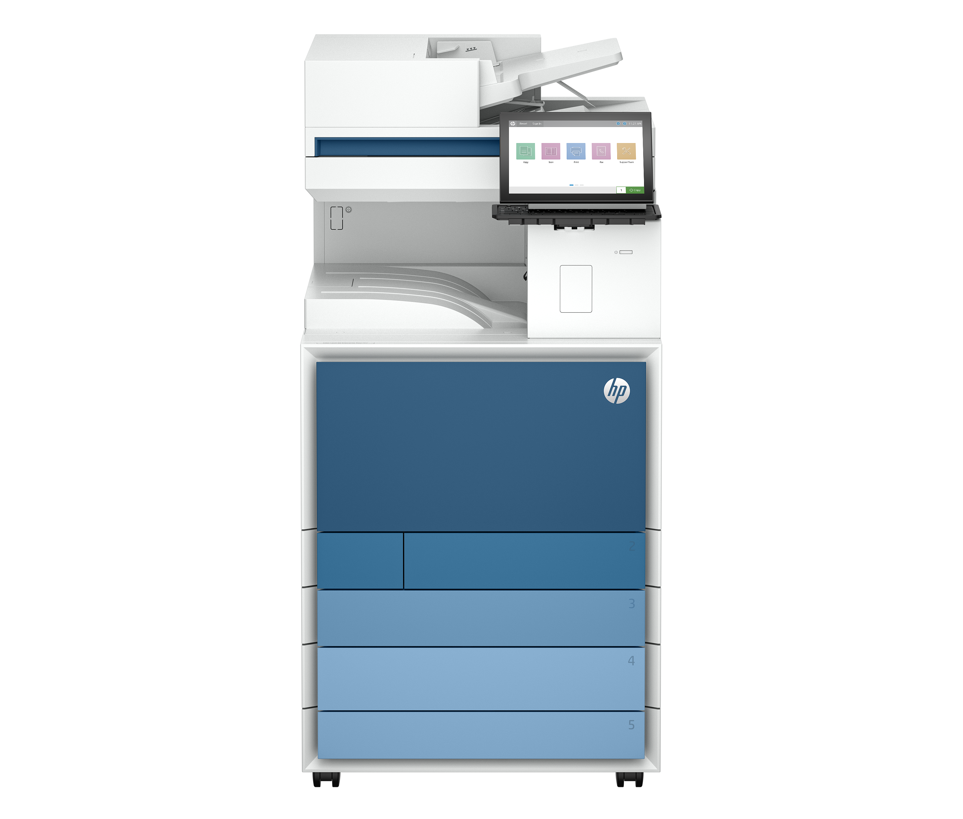 HP LaserJet Enterprise Flow MFP 8801z Multifunktion - Farve - Laser