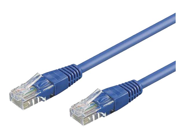 Goobay Netværkskabel CAT 5e, U/UTP, blå, 5 m kobberbeklædt aluminiumleder (CCA)