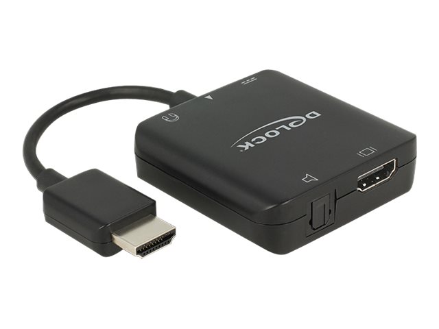 Delock 4K compact - HDMI audio signal-udtræk - sort