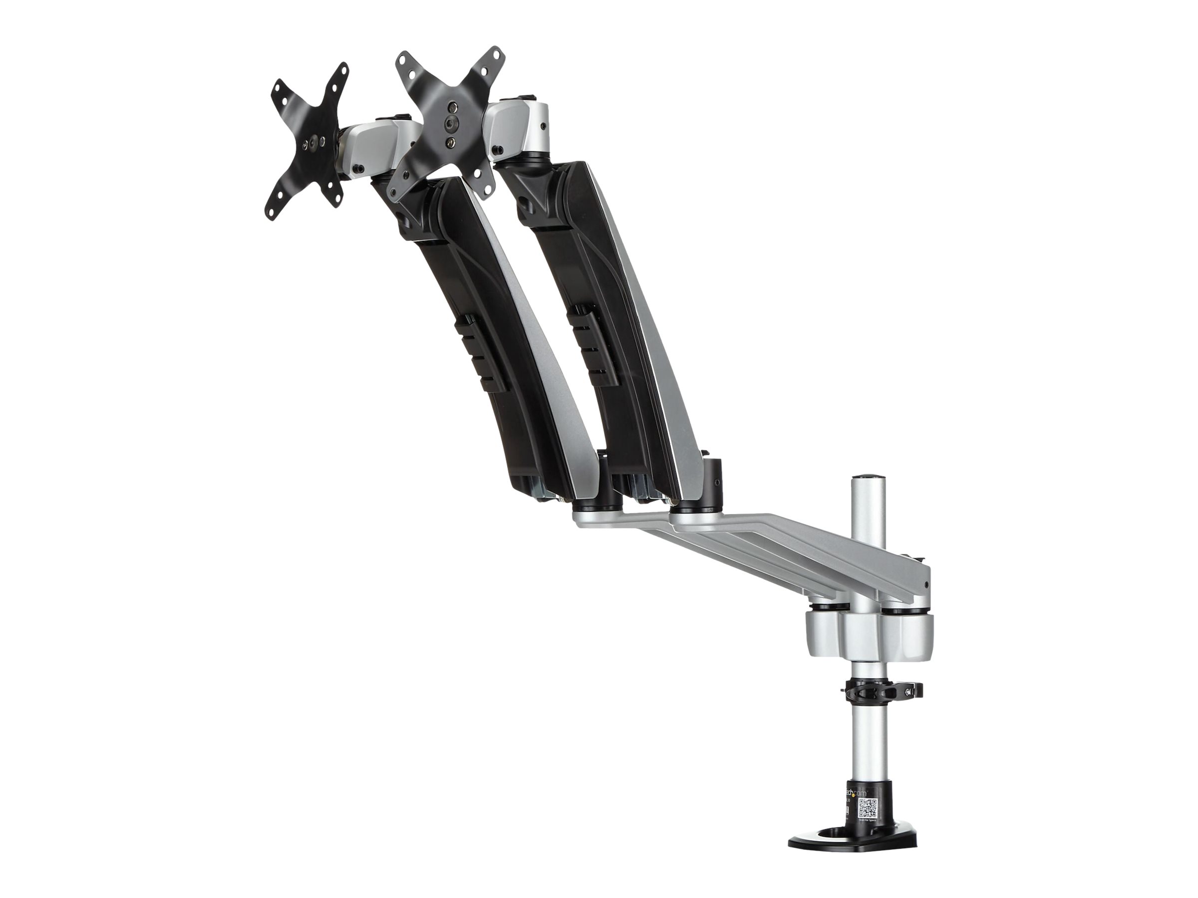 StarTech.com Desk Mount Dual Monitor Arm - Full Motion Articulating Arms - Premium Dual Monitor Stand - For up to 30" (19.8lb/9kg) VESA Mount Monitors