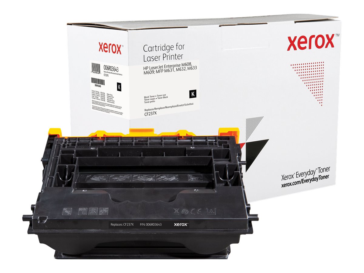 Xerox 006R03643 / Alternative to HP 37X / CF237X / Black Toner - High Yield