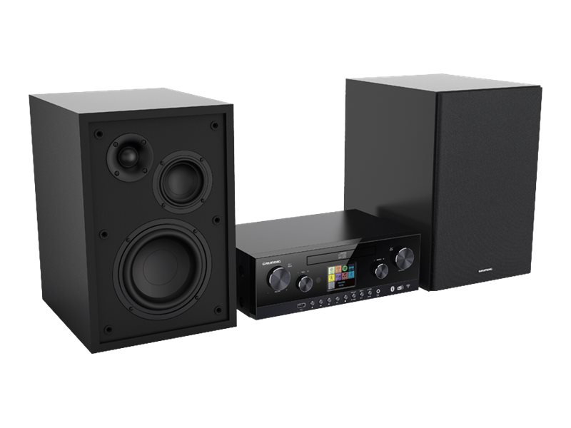 Grundig CMS 5000 BT DAB WEB DAB radio Cd / MP3-afspiller Digital afspiller Radio Lydafspiller til netværk Bluetooth-audiomodtager