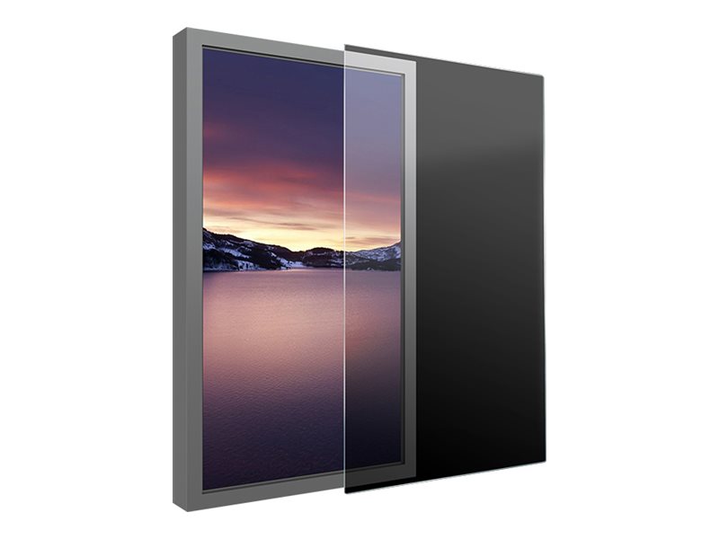 Multibrackets M Pro Series - Komponenter til montering (sikkerhedsark) - for indelukke - plastik, polykarbonat, plexiglas - gennemsigtig - skærmstørrelse: 32