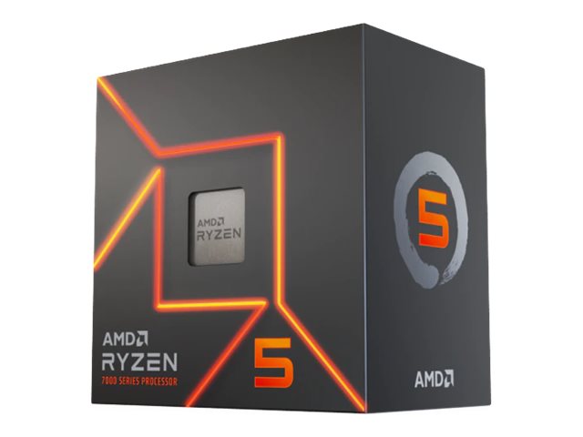 AMD Ryzen 5 7600 - Tray CPU - 6 kerner - 3.8 GHz - AMD AM5 - Bulk (ingen køler)