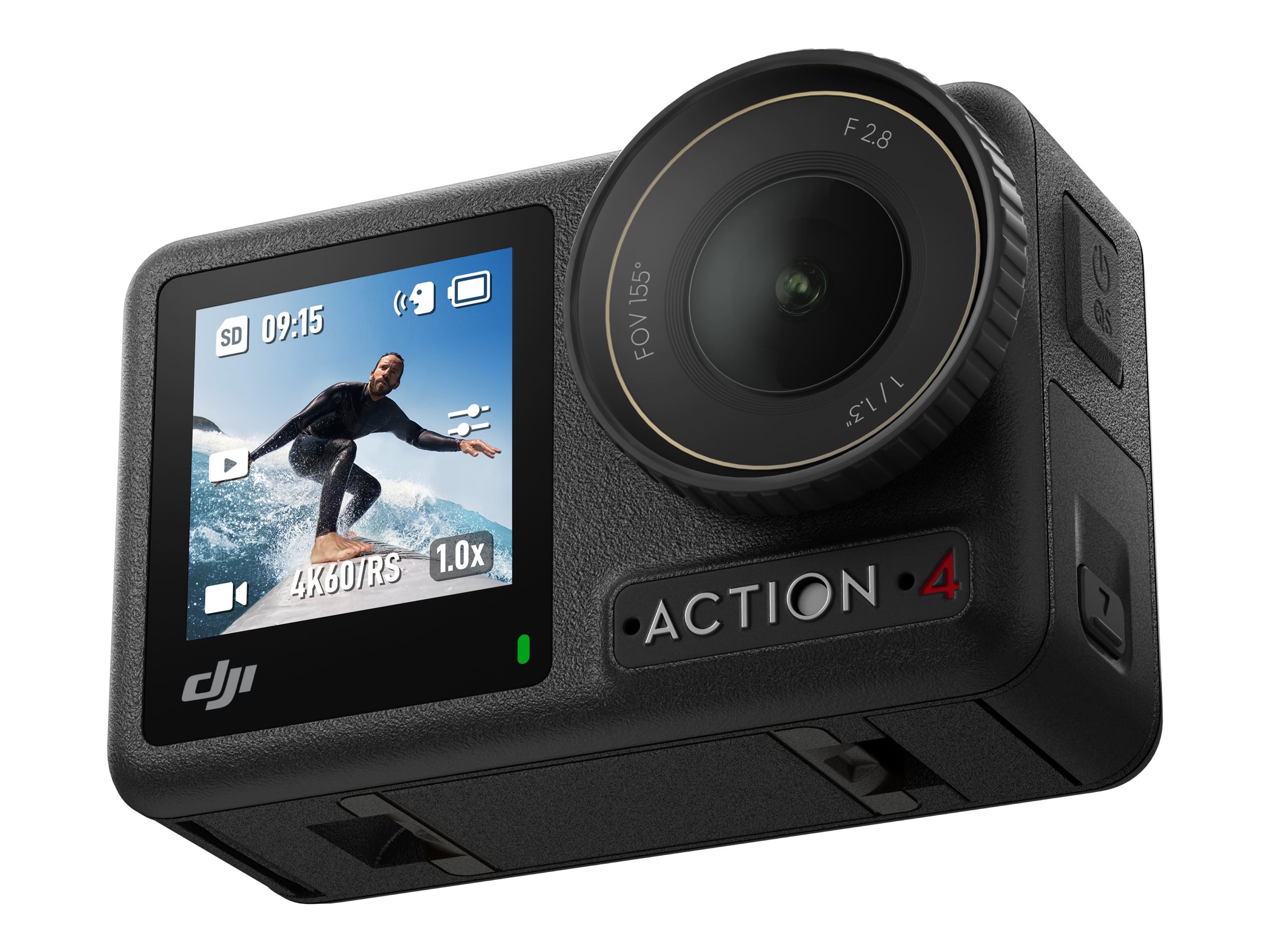 DJI Osmo Action 4 - Adventure Combo - action-kamera - 4K / 120 fps - Wi-Fi, Bluetooth - undervands op til 18 m