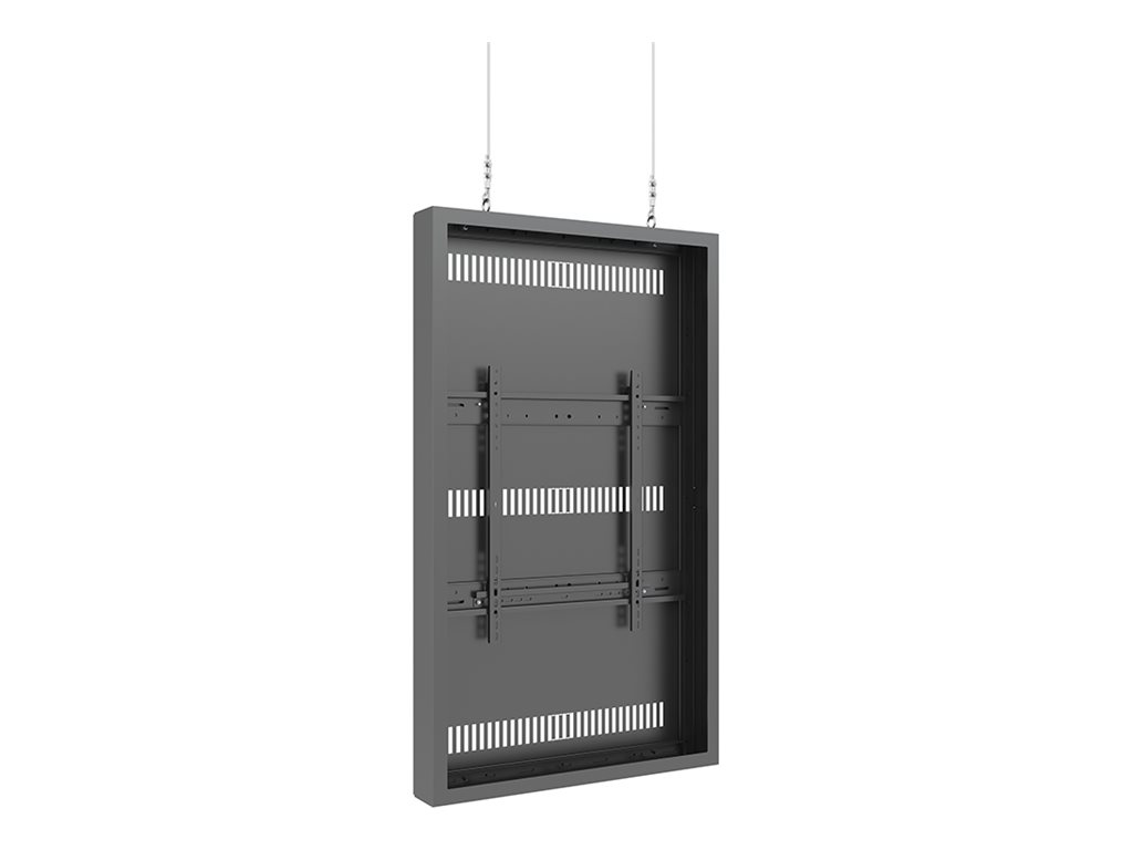 Multibrackets M Pro Series enclosure - medium - for flat panel - high brightness wire - black - Maks 25 kg - Maks størrelse 55"
