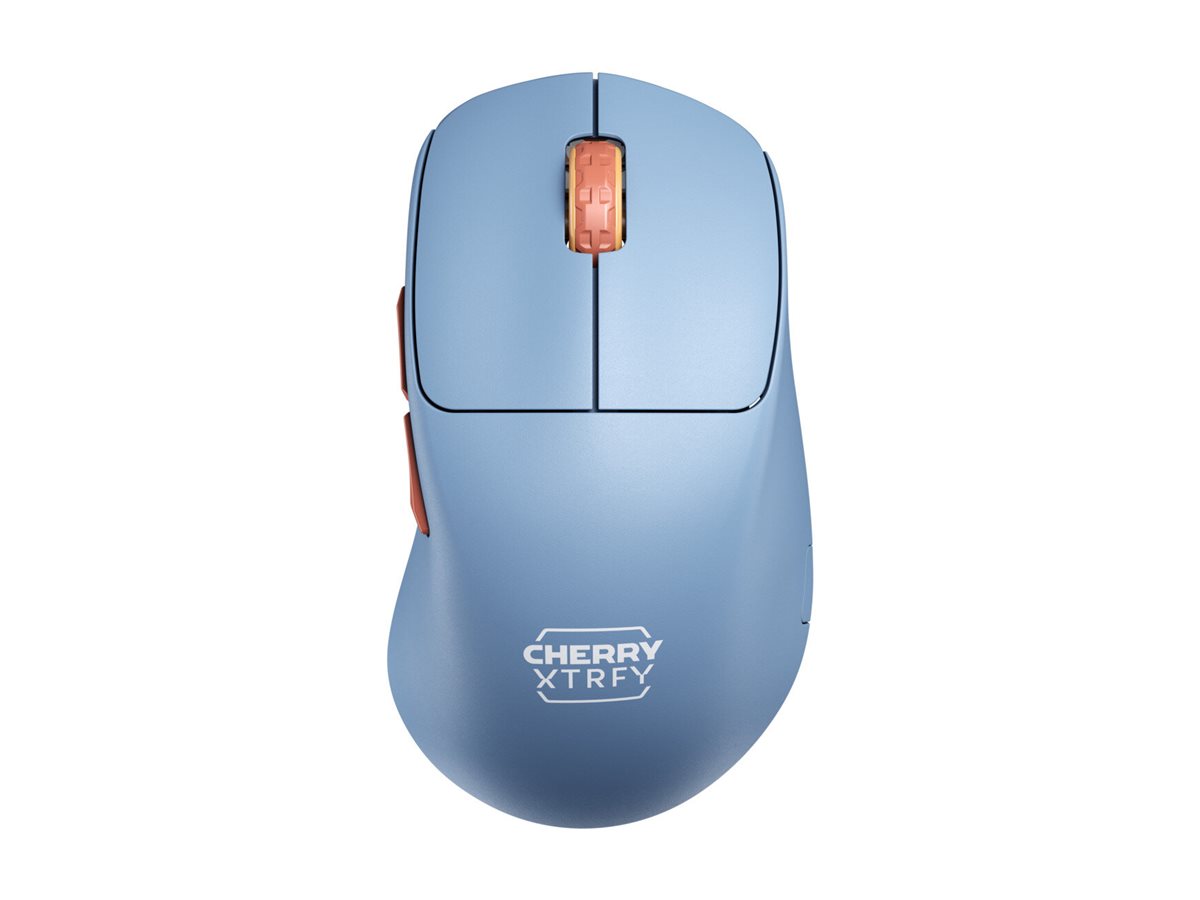 Cherry Xtrfy M64 - Mus - Optisk - 5 knapper - Blå