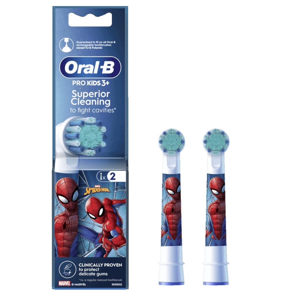 Koncówka Oral-B do szczoteczki dla dzieci EB-10 Stages Power EB10-2 SPIDERMAN "PRO" 2szt.