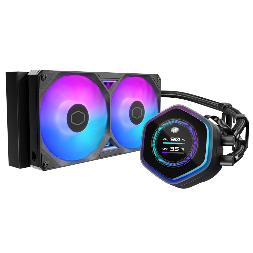 Cooler Master MasterLiquid Atmos II MLX-D24M-A25SZ-L1 240 Intel/AMD Vandkøler Sort