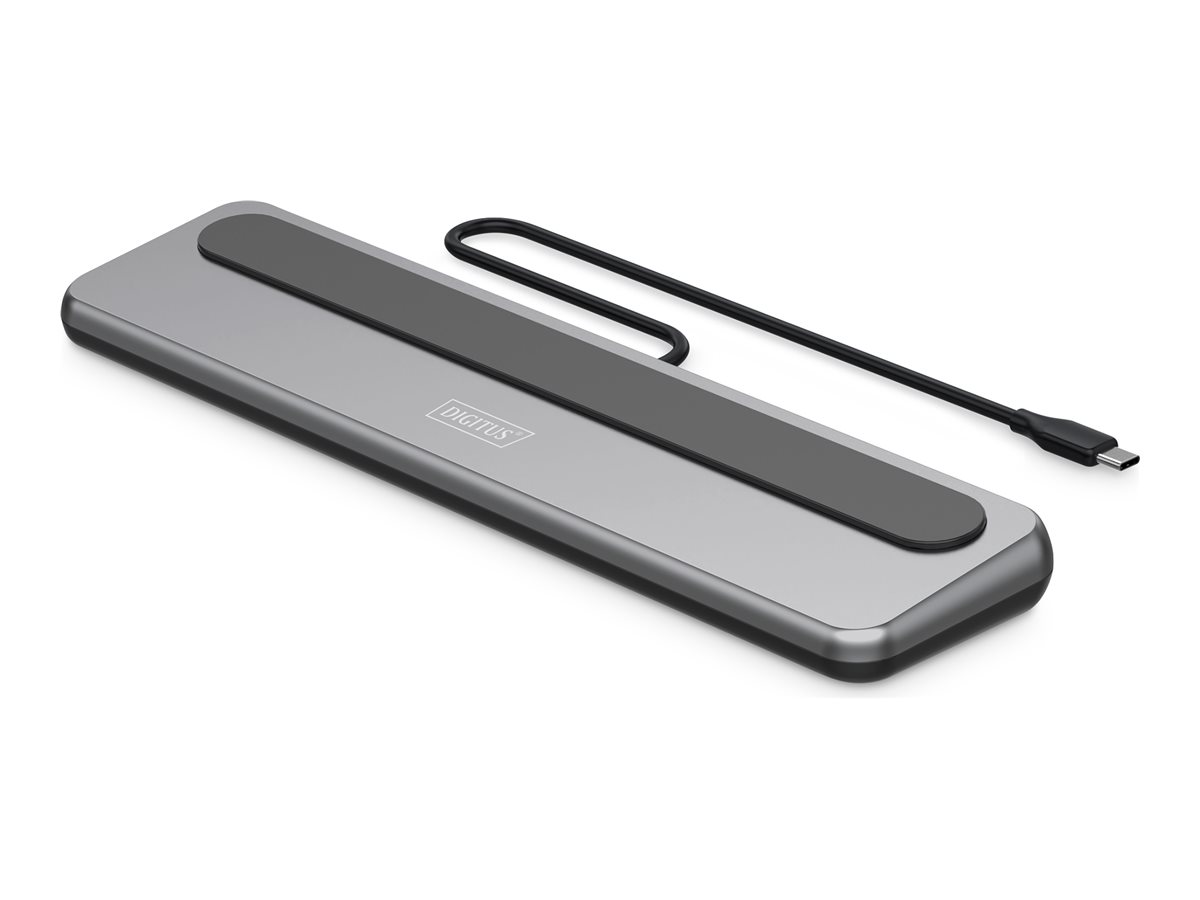 DIGITUS - docking station - USB-C - 2 x HDMI DP - 1GbE
