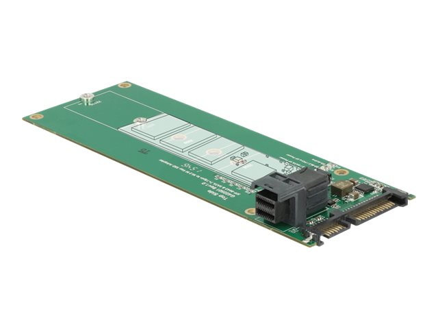 Delock Converter SATA 22 pin / SFF-8643 NVMe > 1 x M.2 NGFF Key M - Interfaceadapter - M.2 - M.2 Card - SAS 6Gb/s, SATA 6Gb/s
