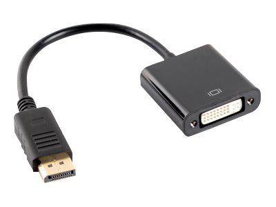 Lanberg - video adapter - DisplayPort to DVI-D - 10 cm