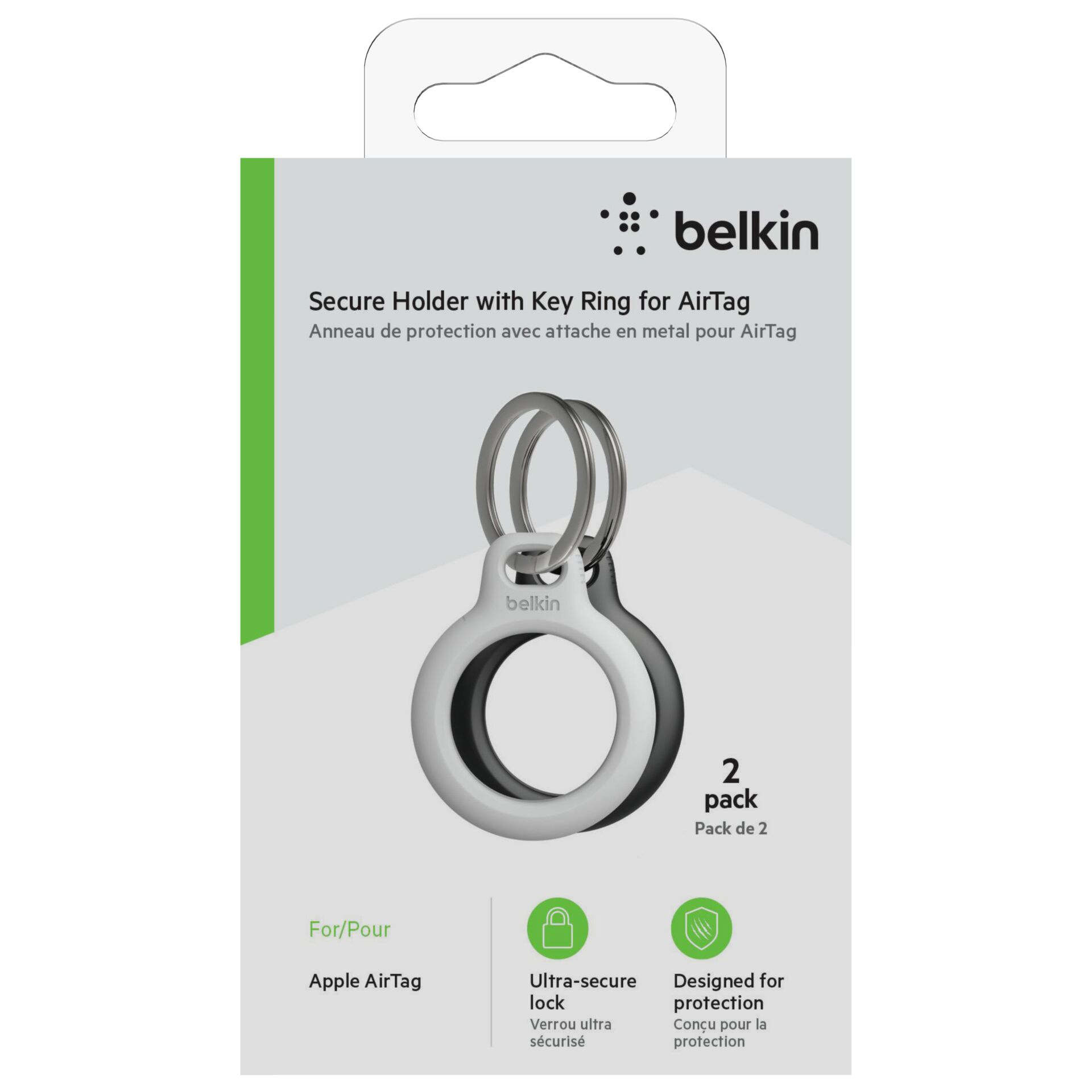 Belkin Secure Holder Taske Til airtag Sort Hvid
