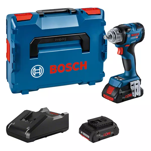 Bosch GDS 18V-330 HC PROFESSIONAL 1/2" 2800 rpm 560 Nm Sort, Blå, Rød billede