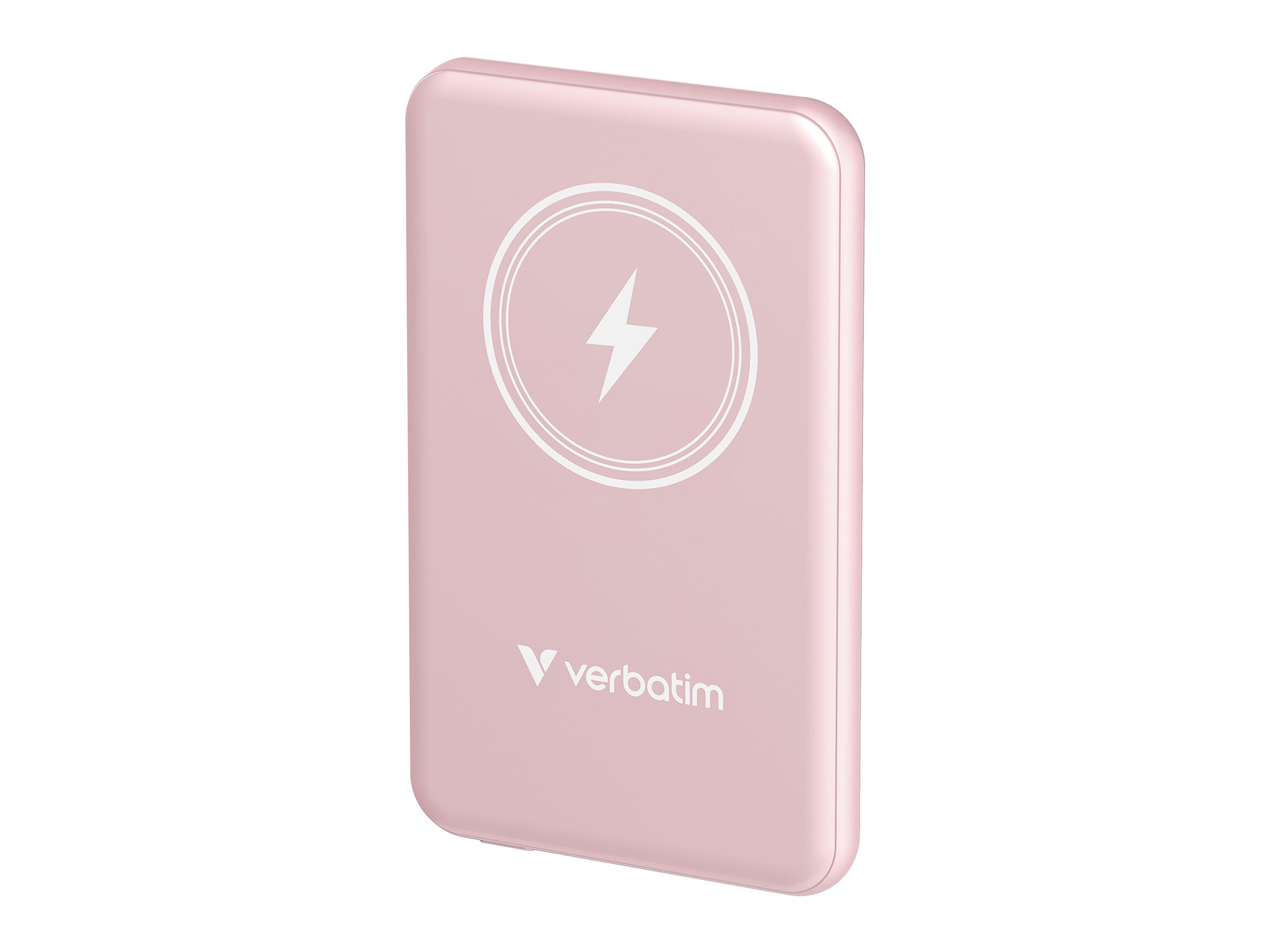 Verbatim Charge 'n' Go Trådløs power bank 5000mAh 20Watt 1xUSB-C Pink