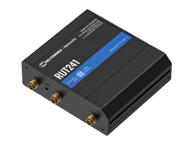 Teltonika RUT241 - Trådløs router - WWAN 2,4 GHz - 2G, 3G, 4G - DIN monterbar på skinne