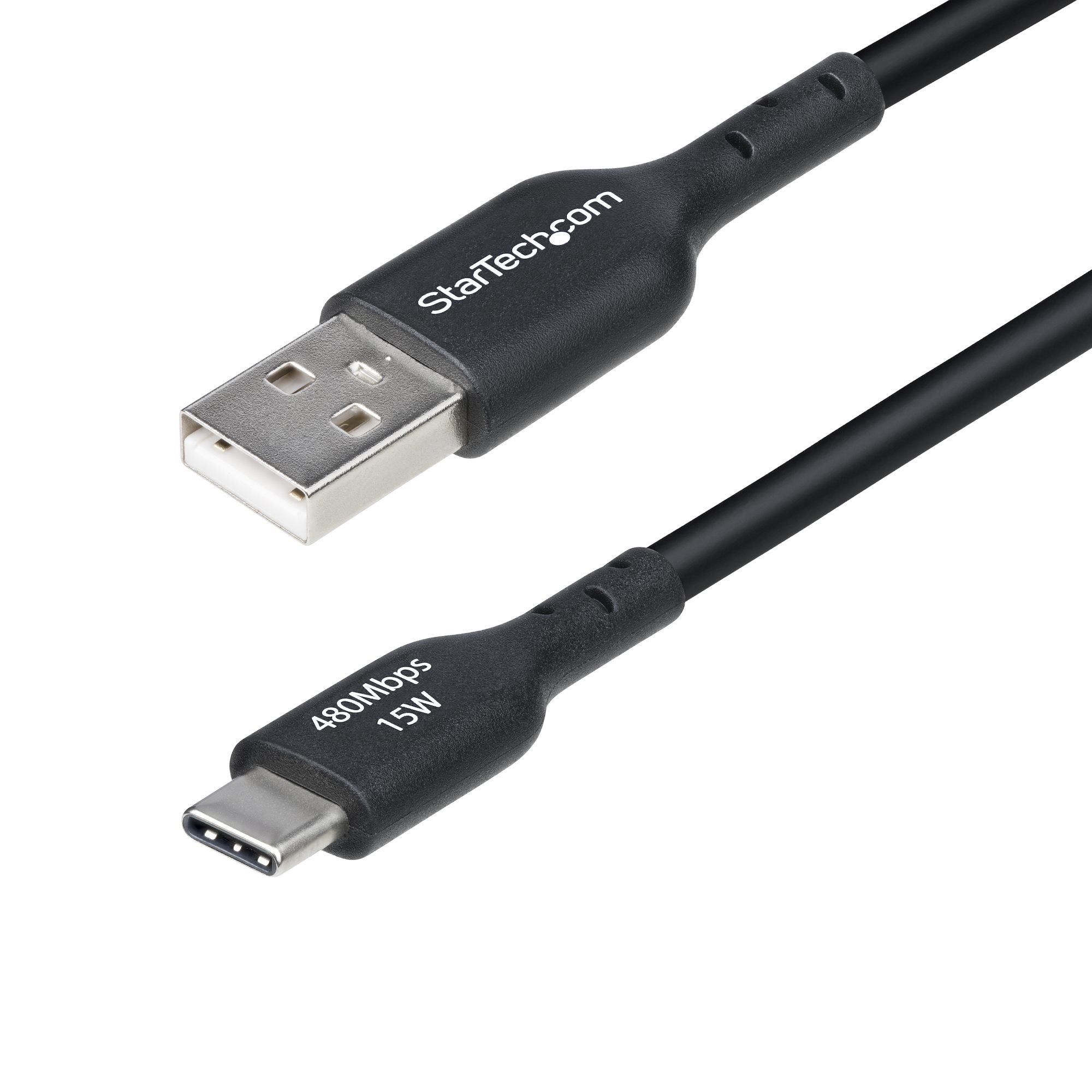 StarTech.com 3m (9.8ft) USB-A to USB-C Charging Cable Charger Cord M/M - USB-C cable - USB to 24 pin USB-C - 3 m