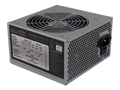 LC Power Office Series LC600-12 V2.31 Strømforsyning - 450 Watt - 0 - Fanless - ATX - 80 Plus Bronze certified