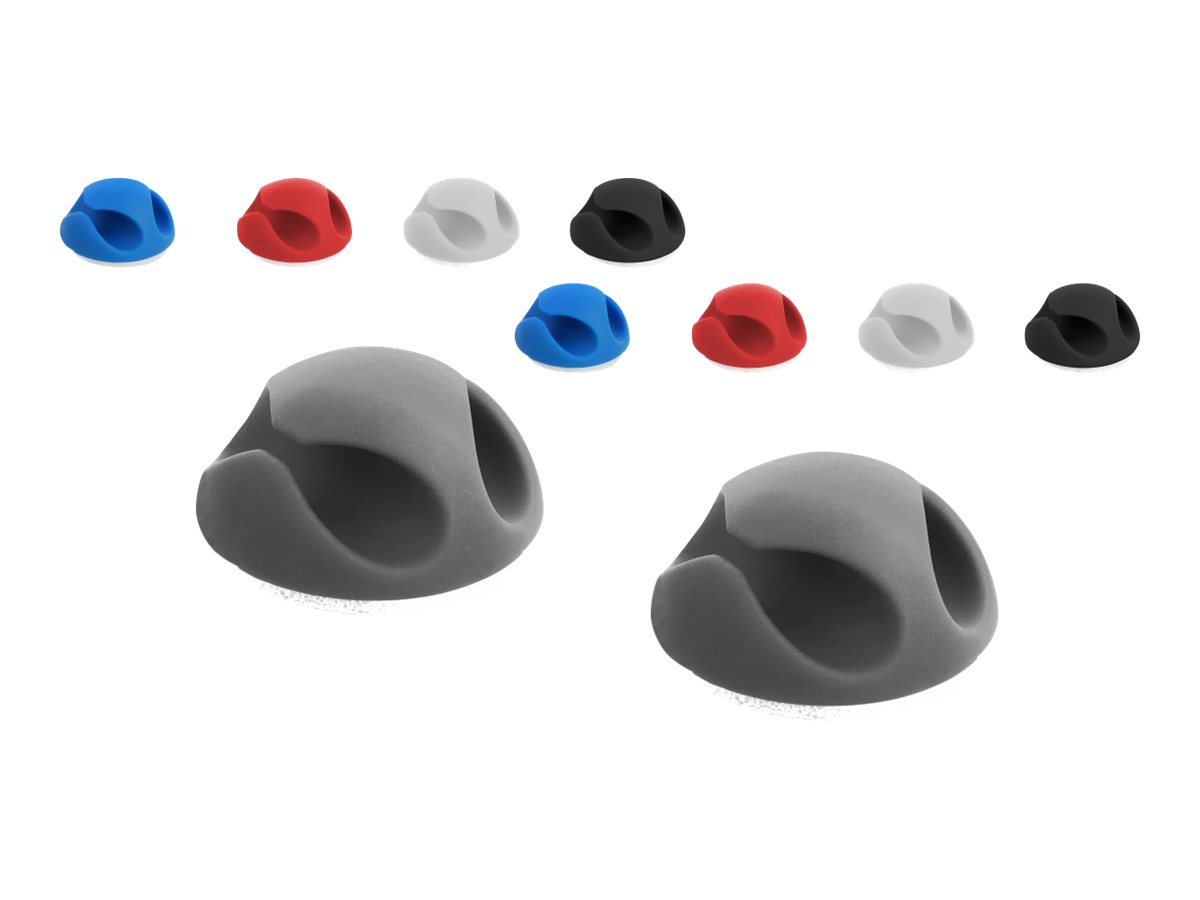 Delock Mini with 2 feed-throughs Sort Blå Grå Rød Hvid