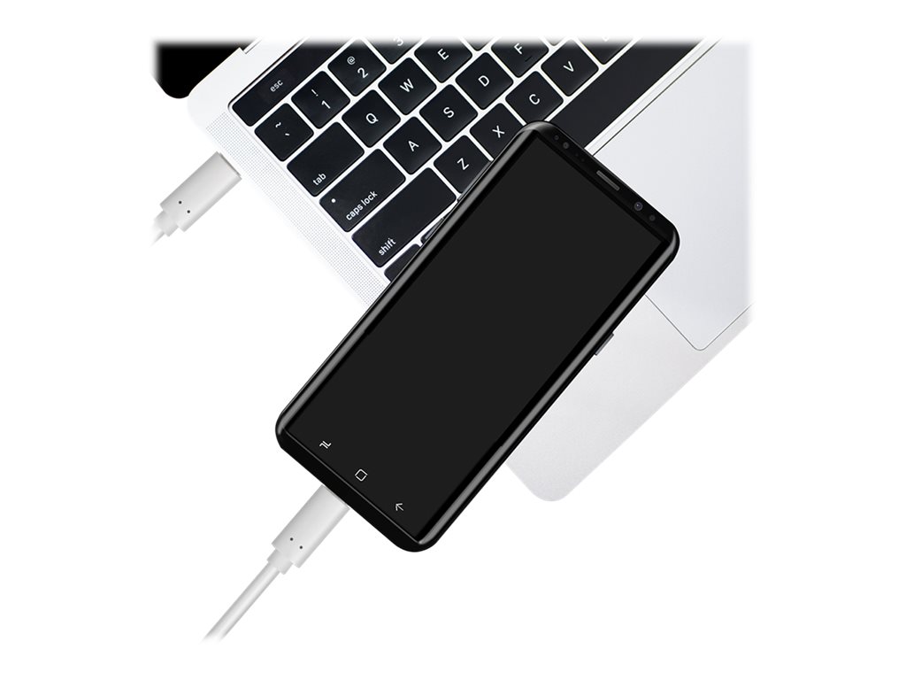 LogiLink CU0130, 0,5 m, USB C, USB C, USB 3.2 Gen 2 (3.1 Gen 2), 10 Gbit/sek., Hvid