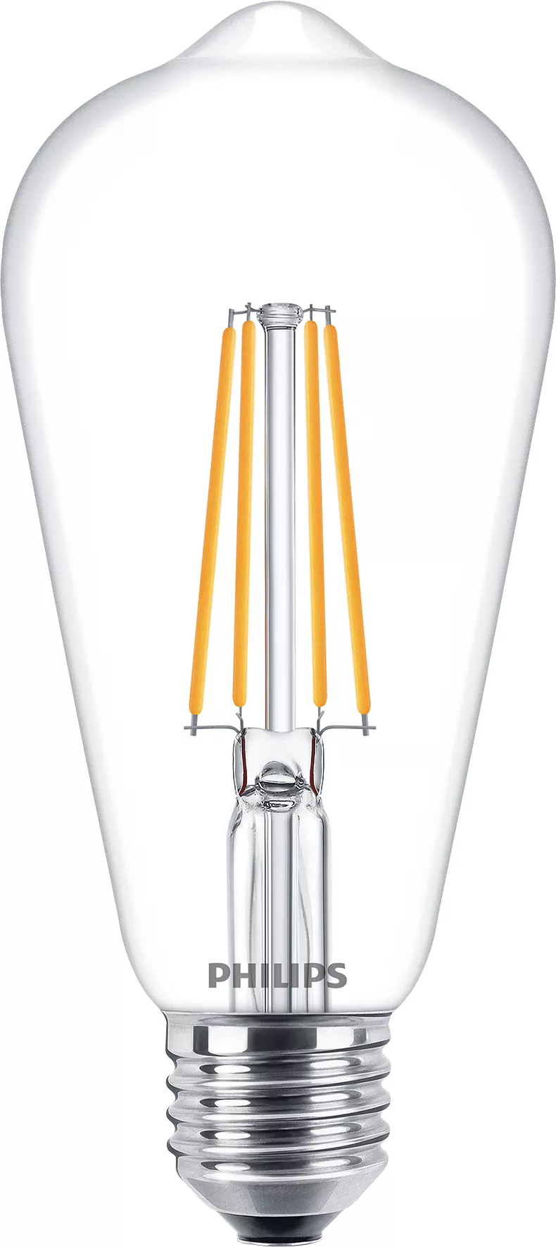 Philips LED-filament-lyspære 7W E 806lumen 2700K Varmt hvidt lys
