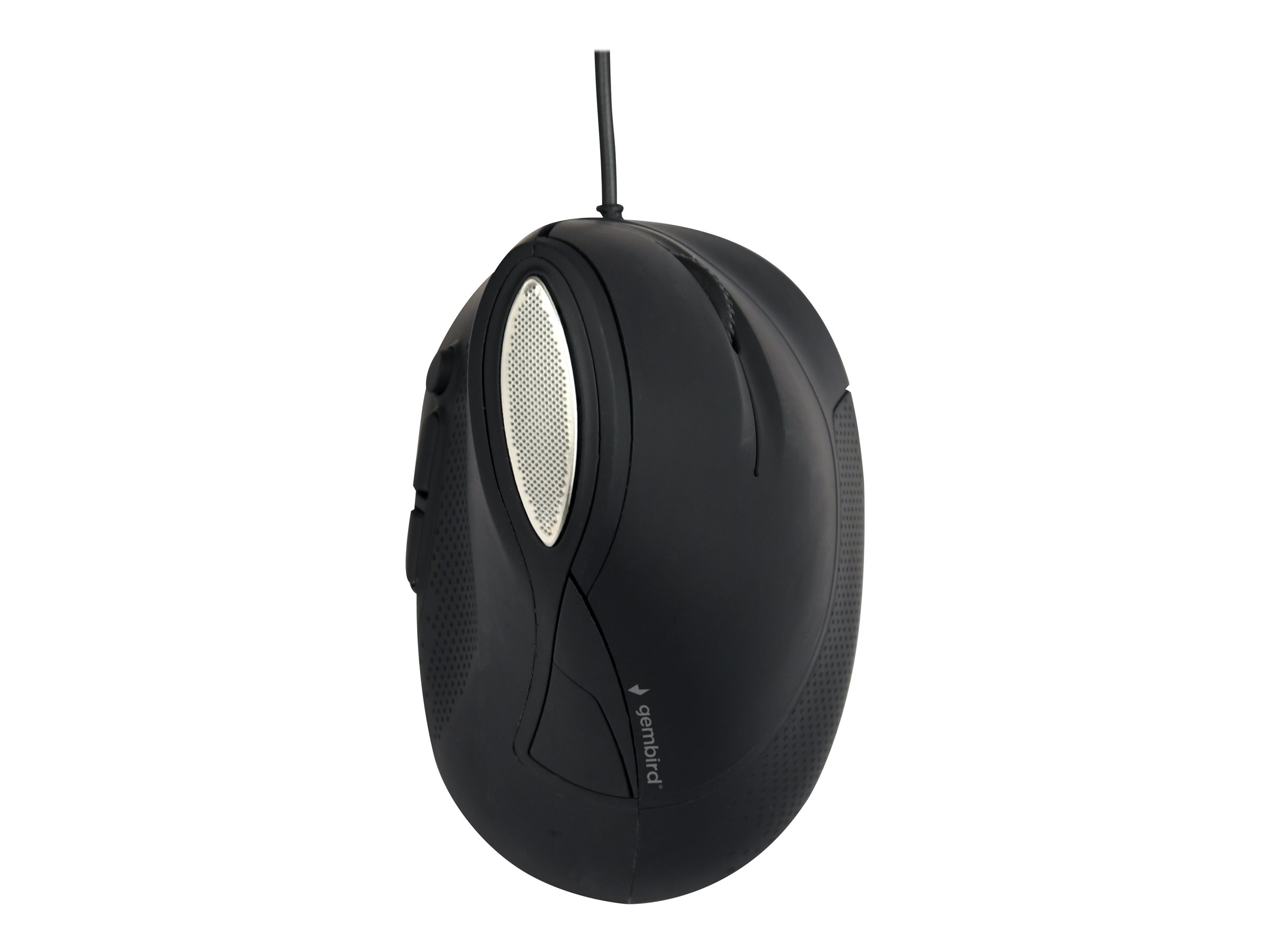 Gembird Ergonomic 6-button wired optical mouse - Vertical mouse - Optisk - 6 knapper - Sort