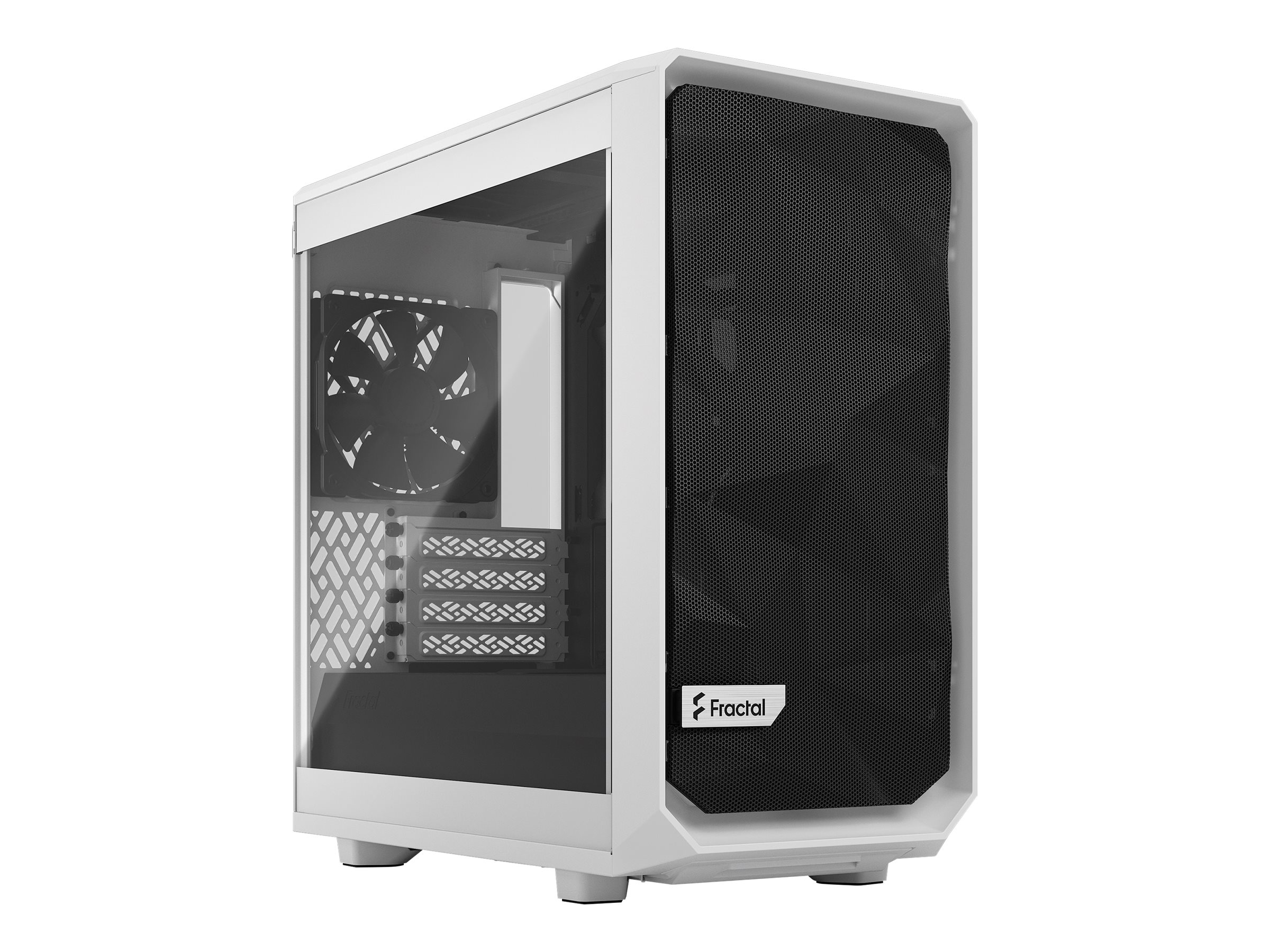Fractal Design Meshify 2 Mini - White TG Clear Tint - Kabinet - Miditower - Hvid