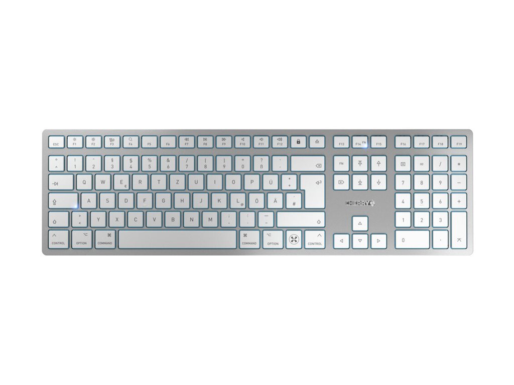 CHERRY KW 9100 SLIM Tastatur Saks Trådløs Tysk