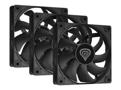 Genesis Oxal 120 - case fan - Kabinet køler - 120mm - Sort