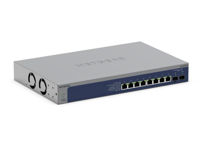 Netgear XS508TM 8-Port 10G/Multi-Gigabit Ethernet Smart Switch 2x 10G SFP+ Ports
