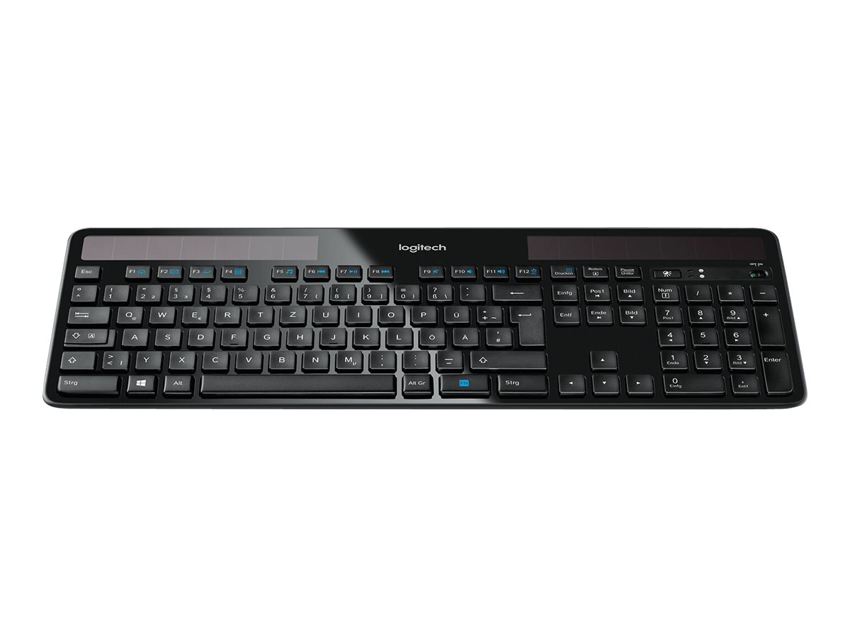 Logitech Wireless Solar K750 Tastatur Trådløs Tysk