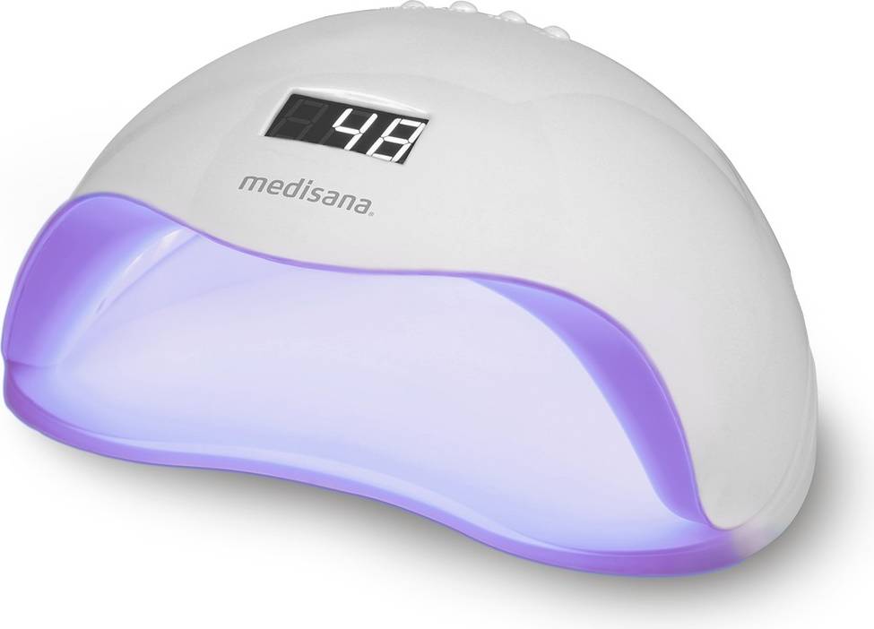 Medisana ND 880, UV + LED, 30 Lampe( r), 10 sek./side, 99 sek./side, Gele, Hvid