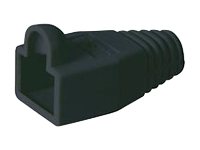 Tylle for RJ45 stik, sort