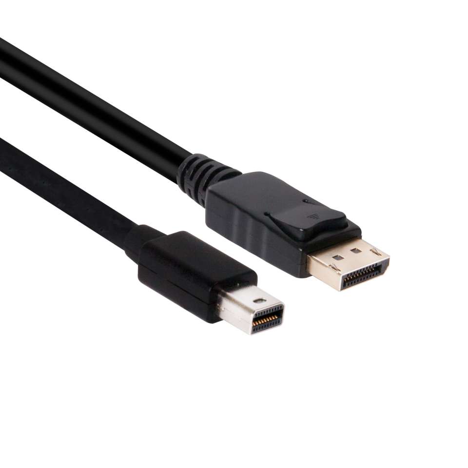 DisplayPort kabel Club 3D - Mini DisplayPort til DisplayPort 2 m (sort)
