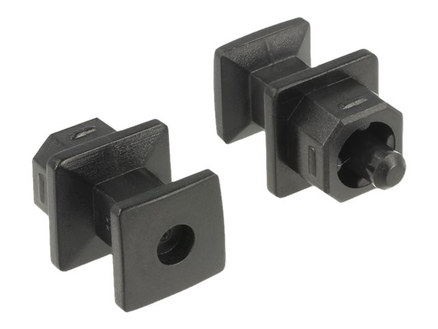 DeLOCK Dust Cover for TOSLINK male with grip 10 pieces black