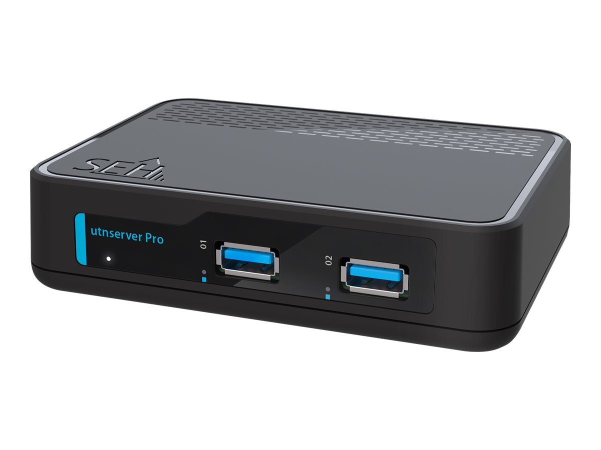 SEH utnserver Pro - Enhedsserver - 2 porte - 1GbE, USB 3.2 Gen 1