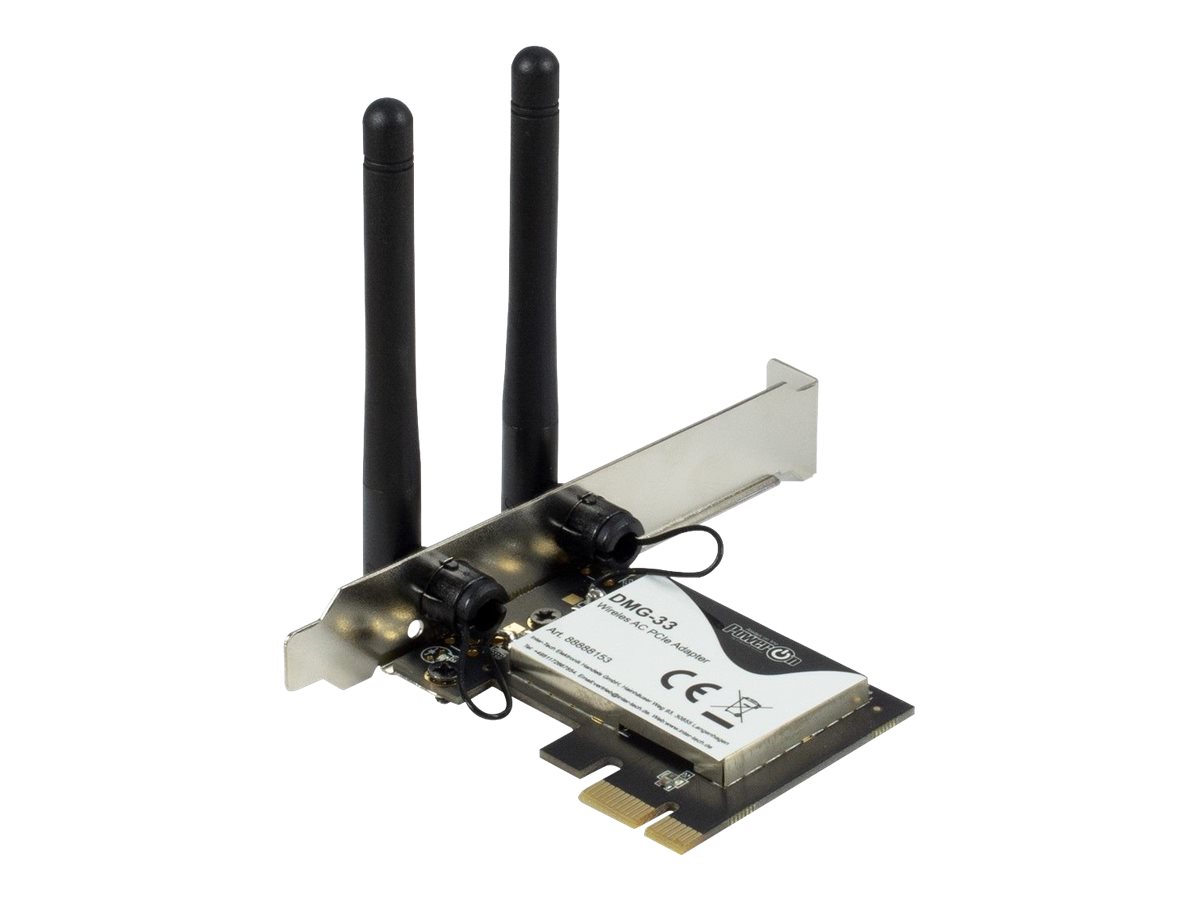 Inter-Tech DMG-33 - Netværksadapter - PCI Express x1 - Wi-Fi 5