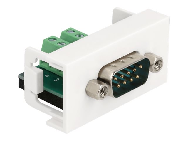 Delock Easy 45 - klik i-modul - hvid, RAL 9003