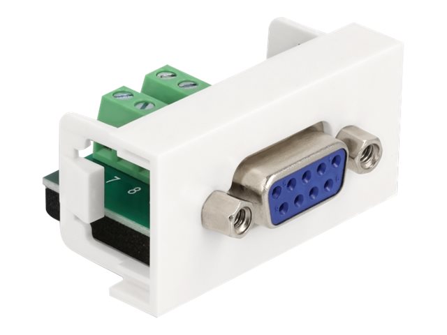 Delock Easy 45 - klik i-modul - hvid, RAL 9003