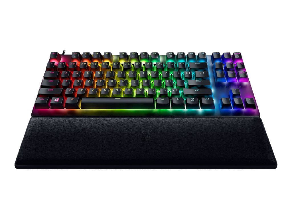 Razer Huntsman V2 TKL Optical Purple - US - Gaming Tastatur - Uden Numpad - Amerikansk engelsk - Sort