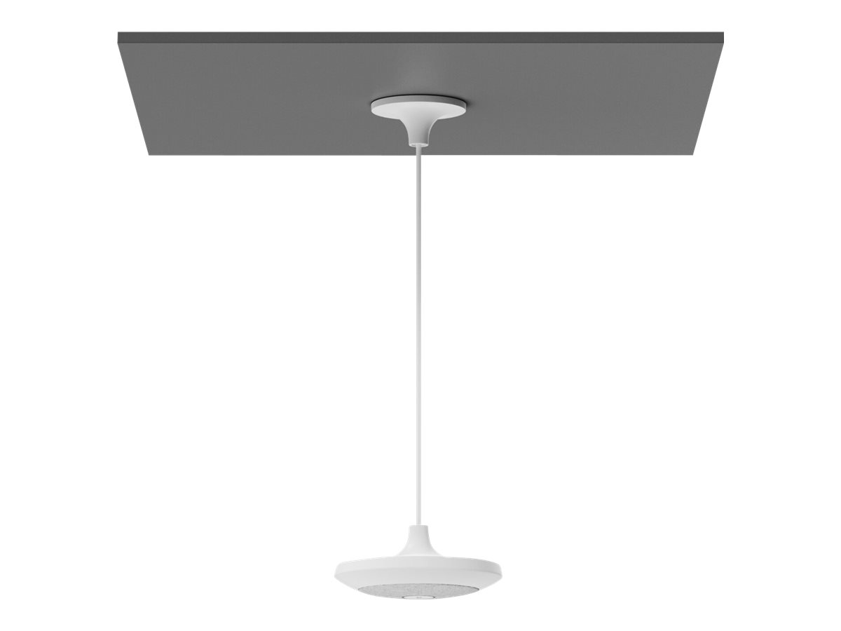 Logitech - Monteringssæt (til loftmontering, mik.holder) - for mikrofon - hvid - loftsmonterbar, vedhæng - for Rally Mic Pod  Room Solution Large