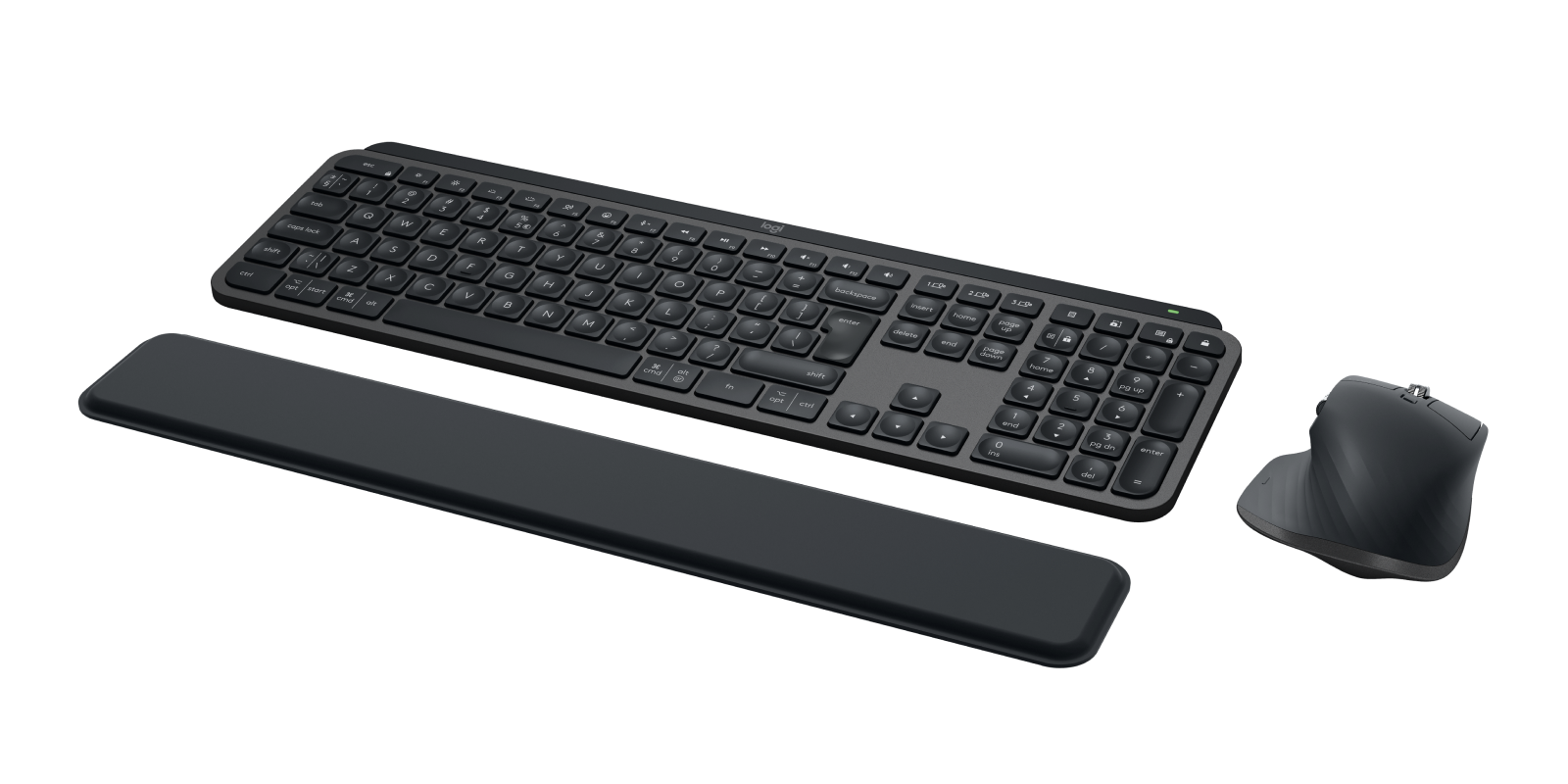Logitech MX Keys S Combo Sæt med mus og tastatur Membran Ja Trådløs US International