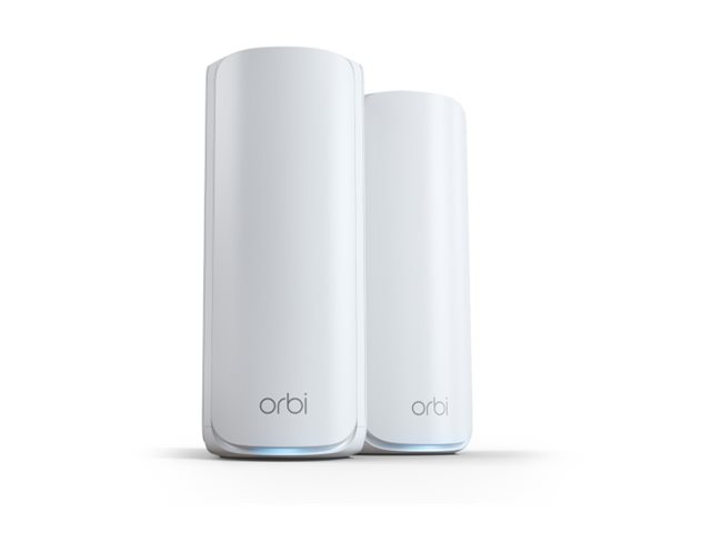 Netgear Orbi 770 Series RBE772 Tri-Band WiFi 7 Mesh (2-Pack) - Mesh router 802.11a/b/g/n/ac/ax/be (Wi-Fi 7)