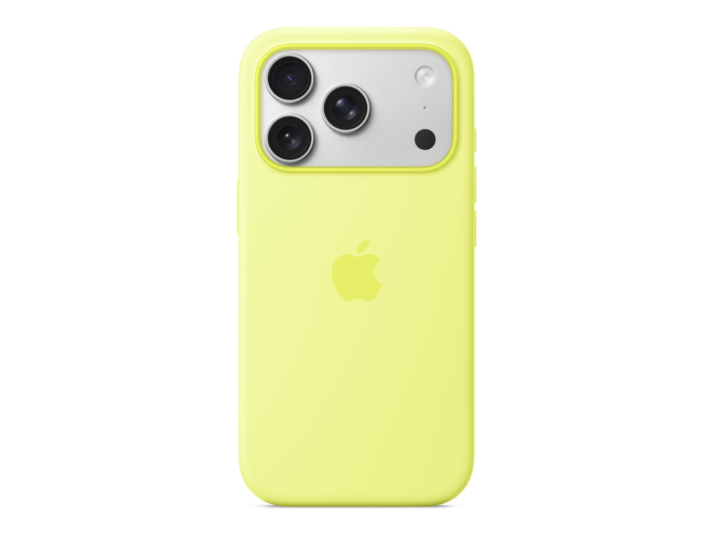 Apple iPhone 17 Pro Silicone Case with MagSafe - Neon Yellow