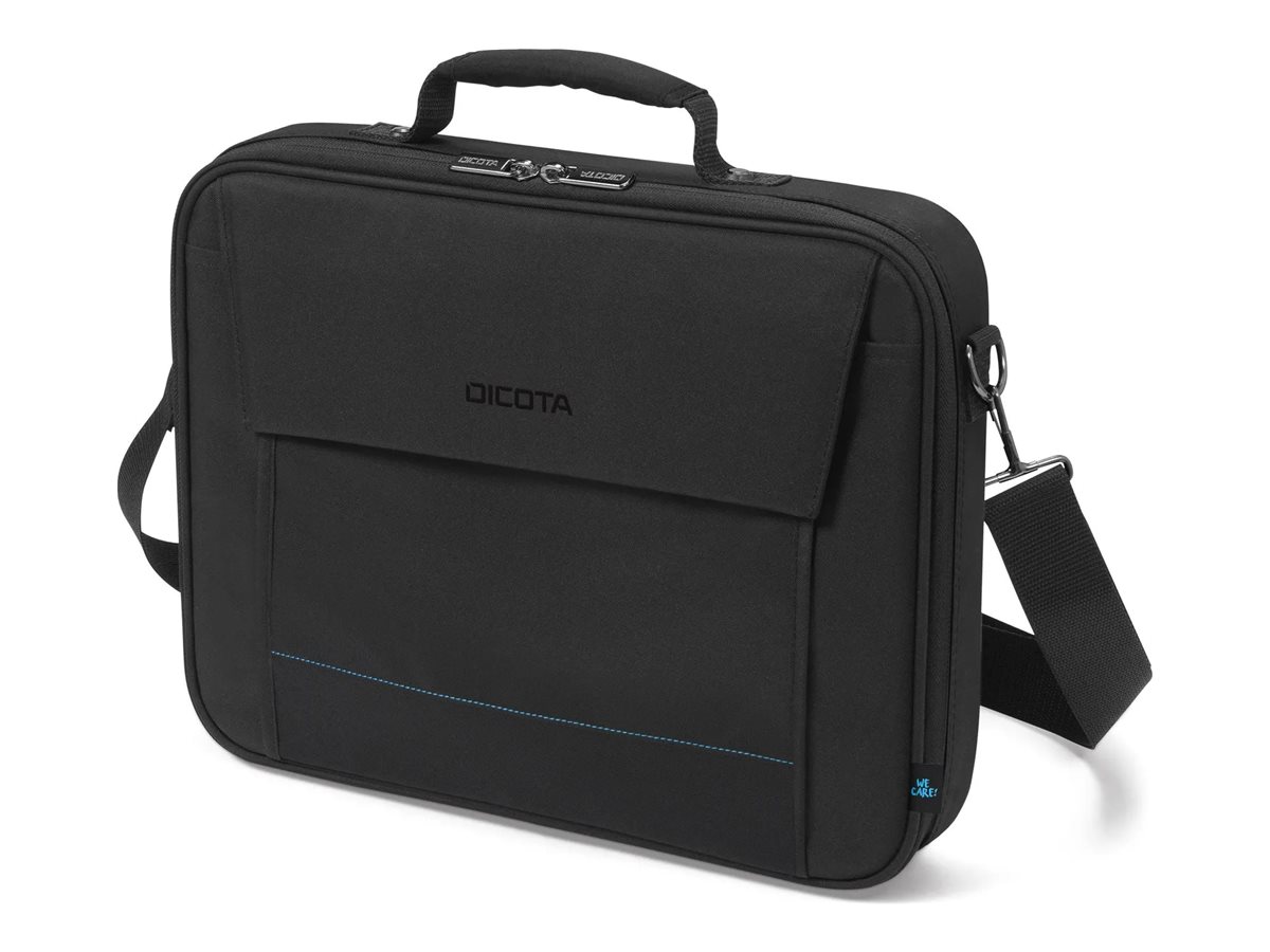 DICOTA TWO Bæretaske til notebook 17.3" 300D RPET polyester Metalramme Sort