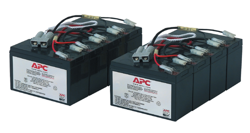APC Replacement Battery Cartridge #12 - UPS-batteri - 2 x batteri - Blysyre - sort - for P/N: DL5000RMT5U, SU3000R3IX160, SU5000R5TBX114, SU5000R5TBXFMR, SU5000R5XLT-TF3