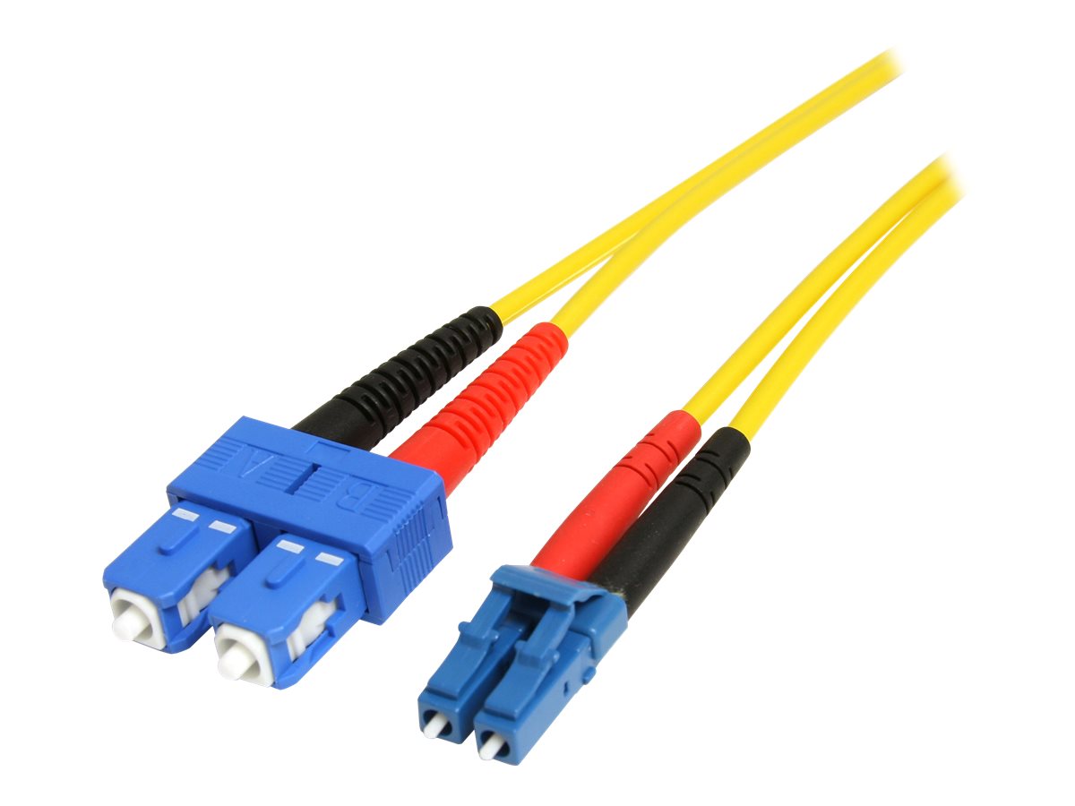 StarTech.com Single Mode Duplex Fiber Patch Cable LC-SC