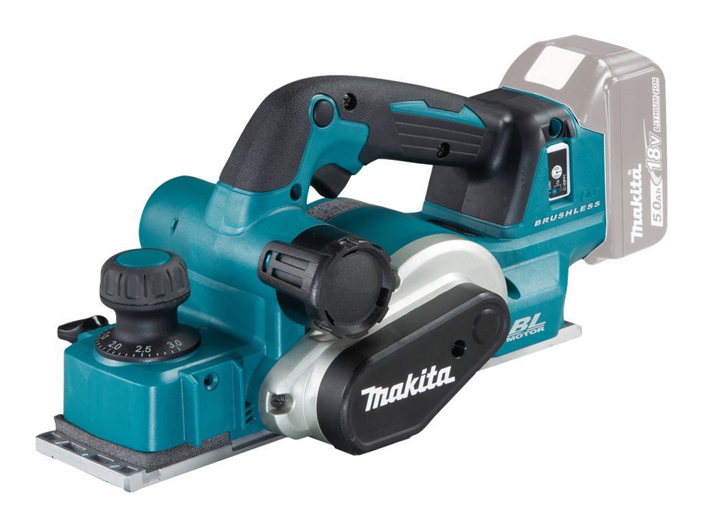 Makita DKP181 - Høvl - ledningfri - intet batteri - 18 V - SOLO