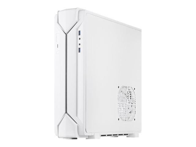 SilverStone Raven RVZ03-ARGB Tårn Mini ITX Ingen strømforsyning Hvid
